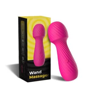 Vibromasseur wand rechargeable et ergonomique